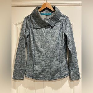 Eddie Bauer Jacket Blue Flattering Pockets Business